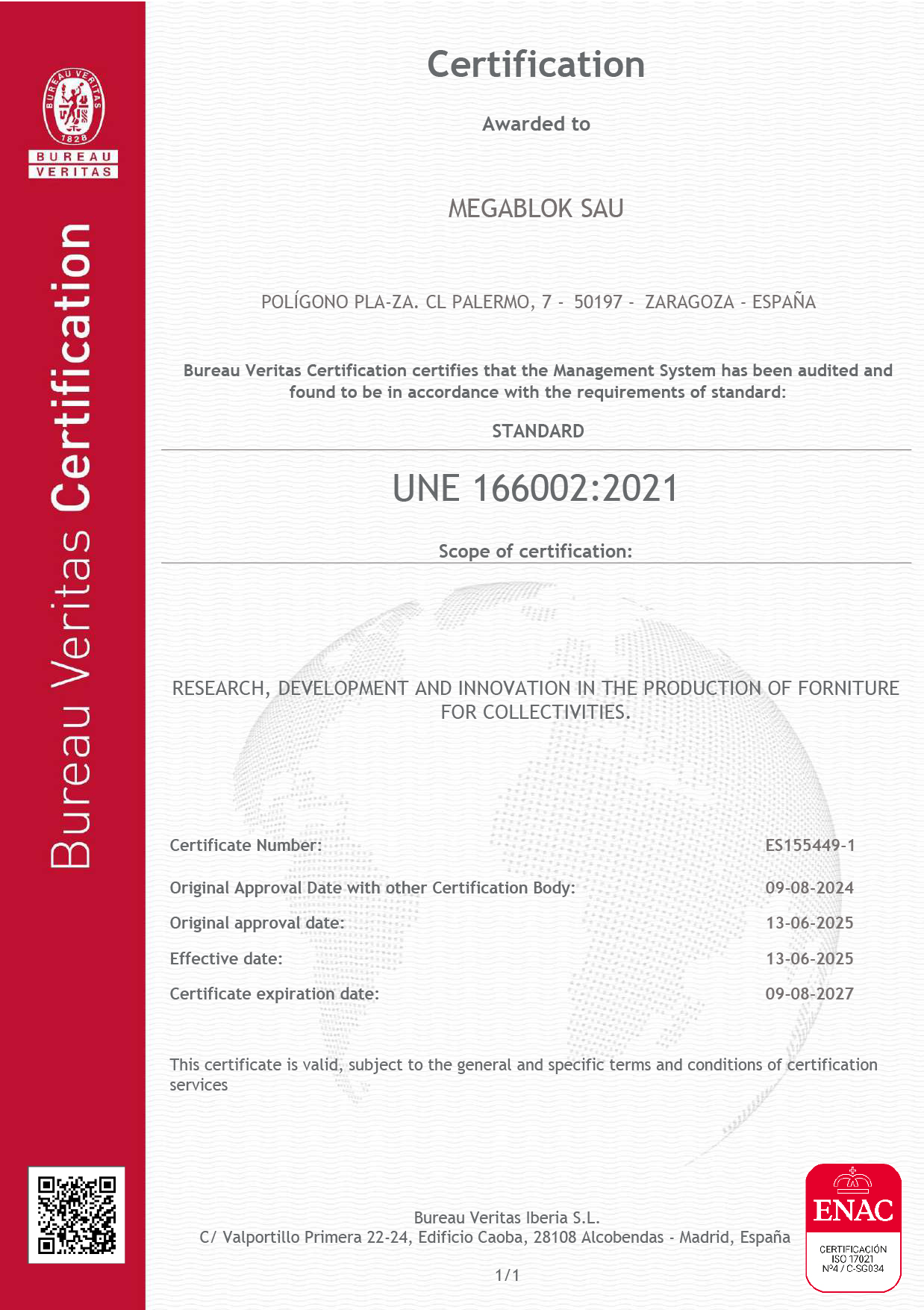 UNE 166-002 I+D+i